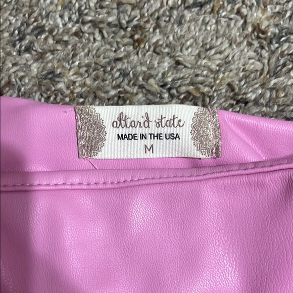 Altar'd State Pink A-Line Mini Skirt - Picture 2 of 3